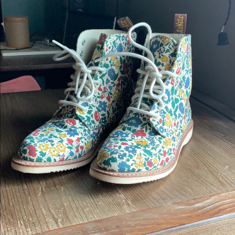 Floral Dr Martens Boots